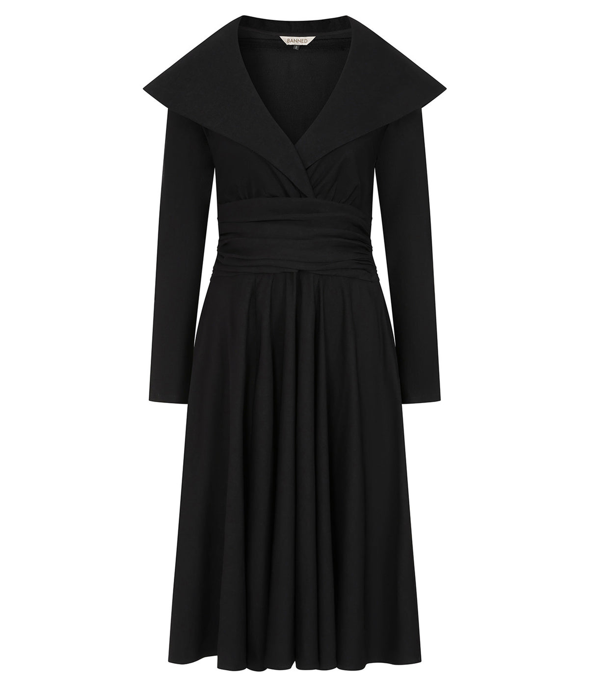 Banned Black Carla Midi Dress