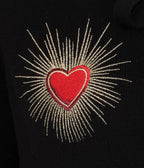 Banned Black True Love Heart Mia Cardigan
