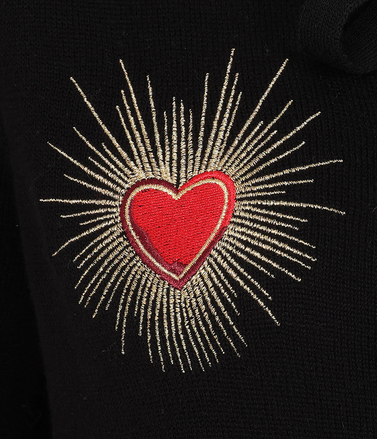 Banned Black True Love Heart Mia Cardigan