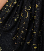 Magnolia Place Black Celestial Midori Swing Dress