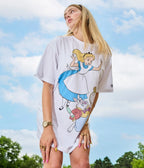 Cakeworthy Disney Alice in Wonderland White Unisex Graphic Tee