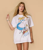 Cakeworthy Disney Alice in Wonderland White Unisex Graphic Tee