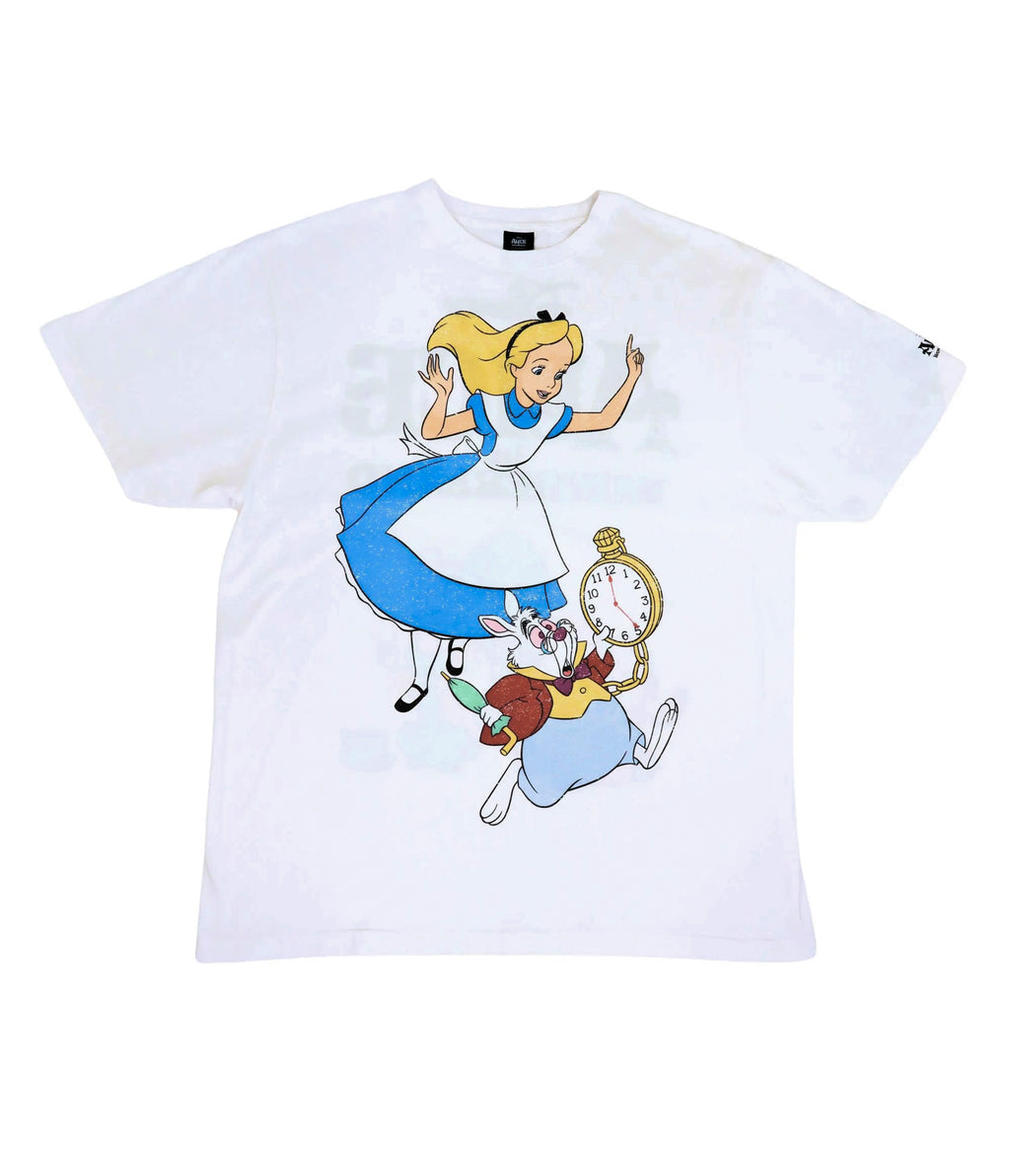 Cakeworthy Disney Alice in Wonderland White Unisex Graphic Tee