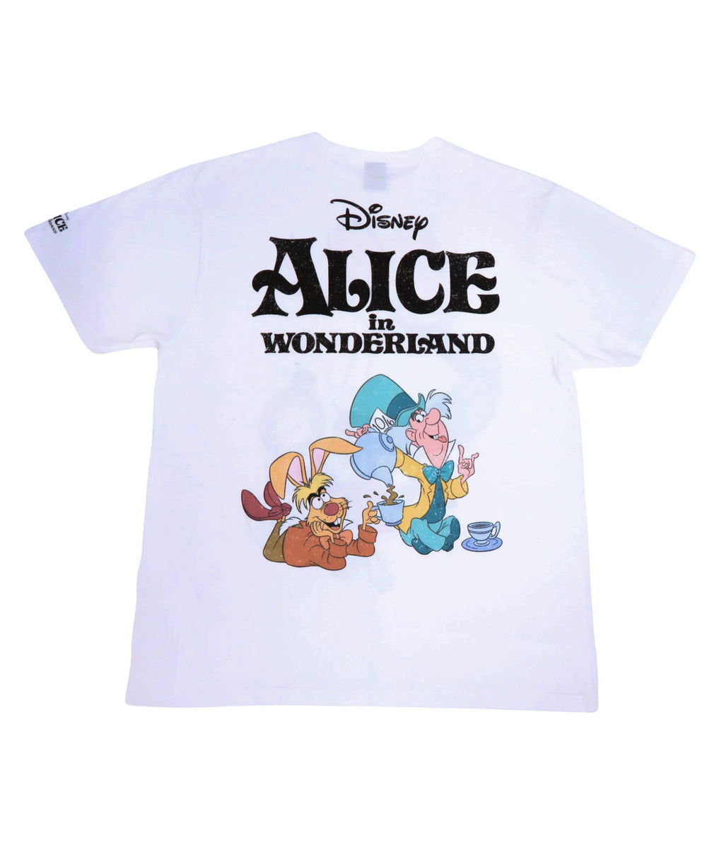 Cakeworthy Disney Alice in Wonderland White Unisex Graphic Tee