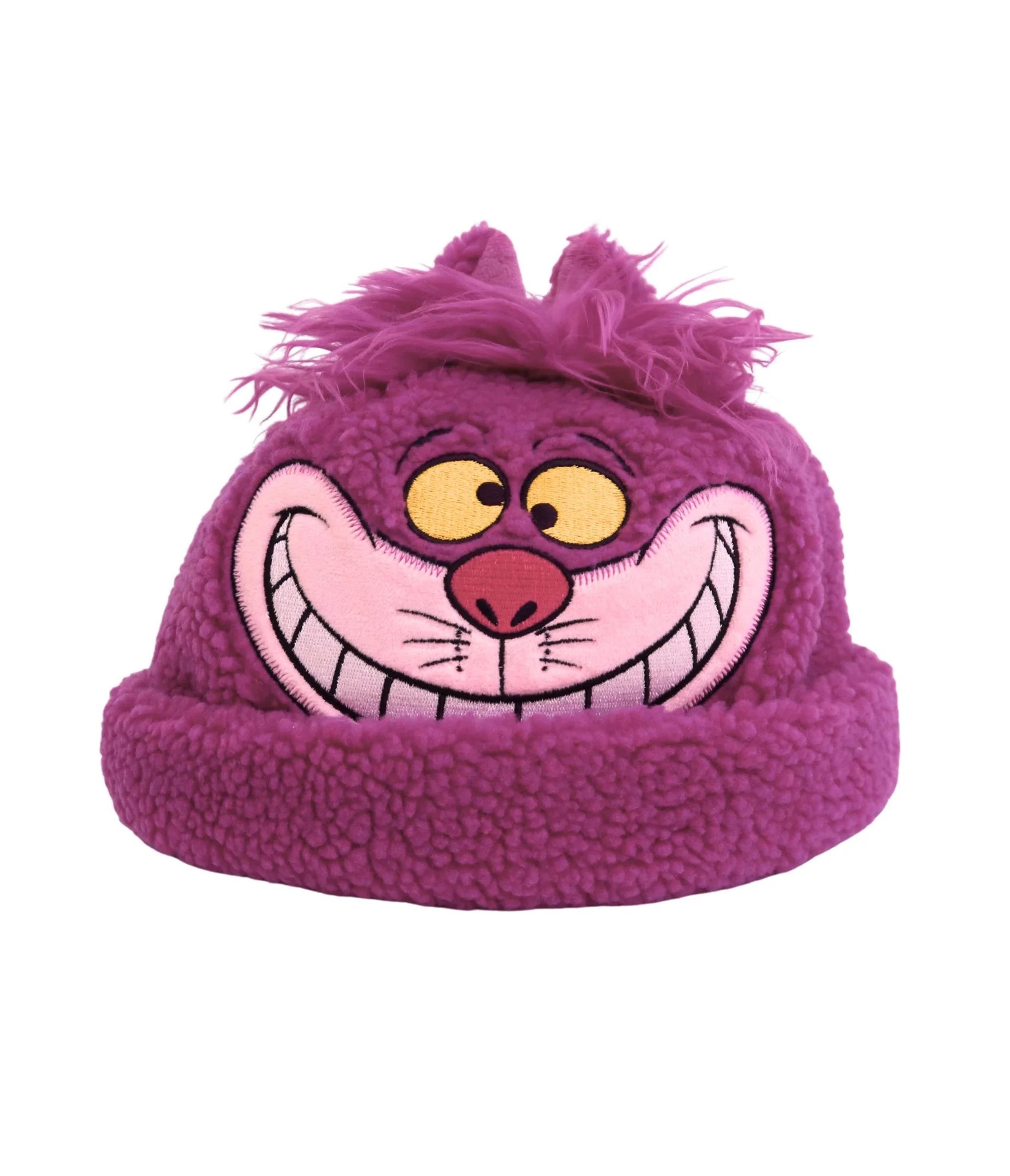 Cakeworthy Purple Alice in Wonderland Cheshire Cat Sherpa Beanie