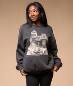 Cakeworthy Practical Magic Black Maria’s Island House Graphic Sweatshirt
