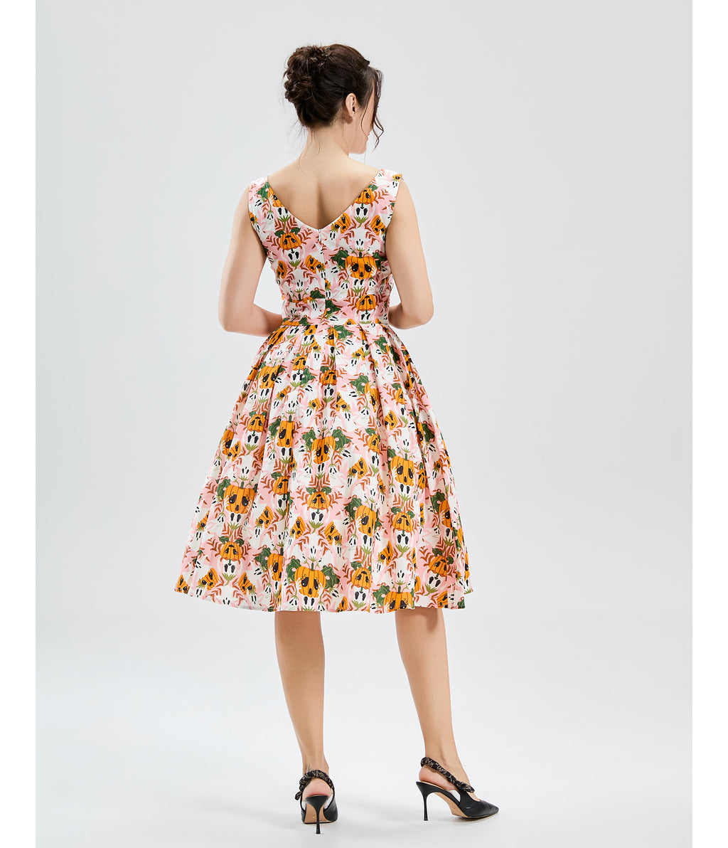 Pink Sweet Little Spooks Lily Swing Dress