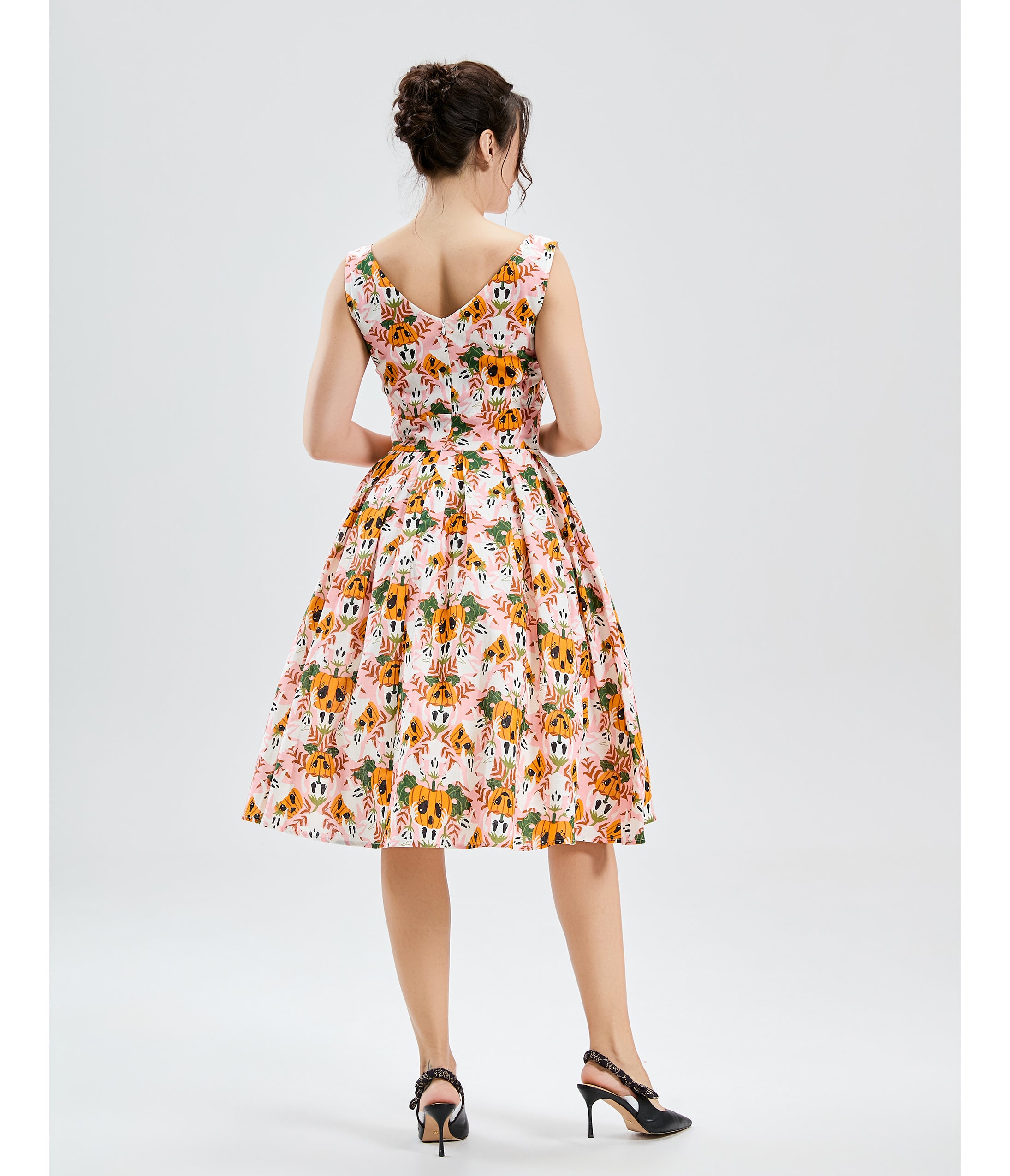 Pink Sweet Little Spooks Lily Swing Dress