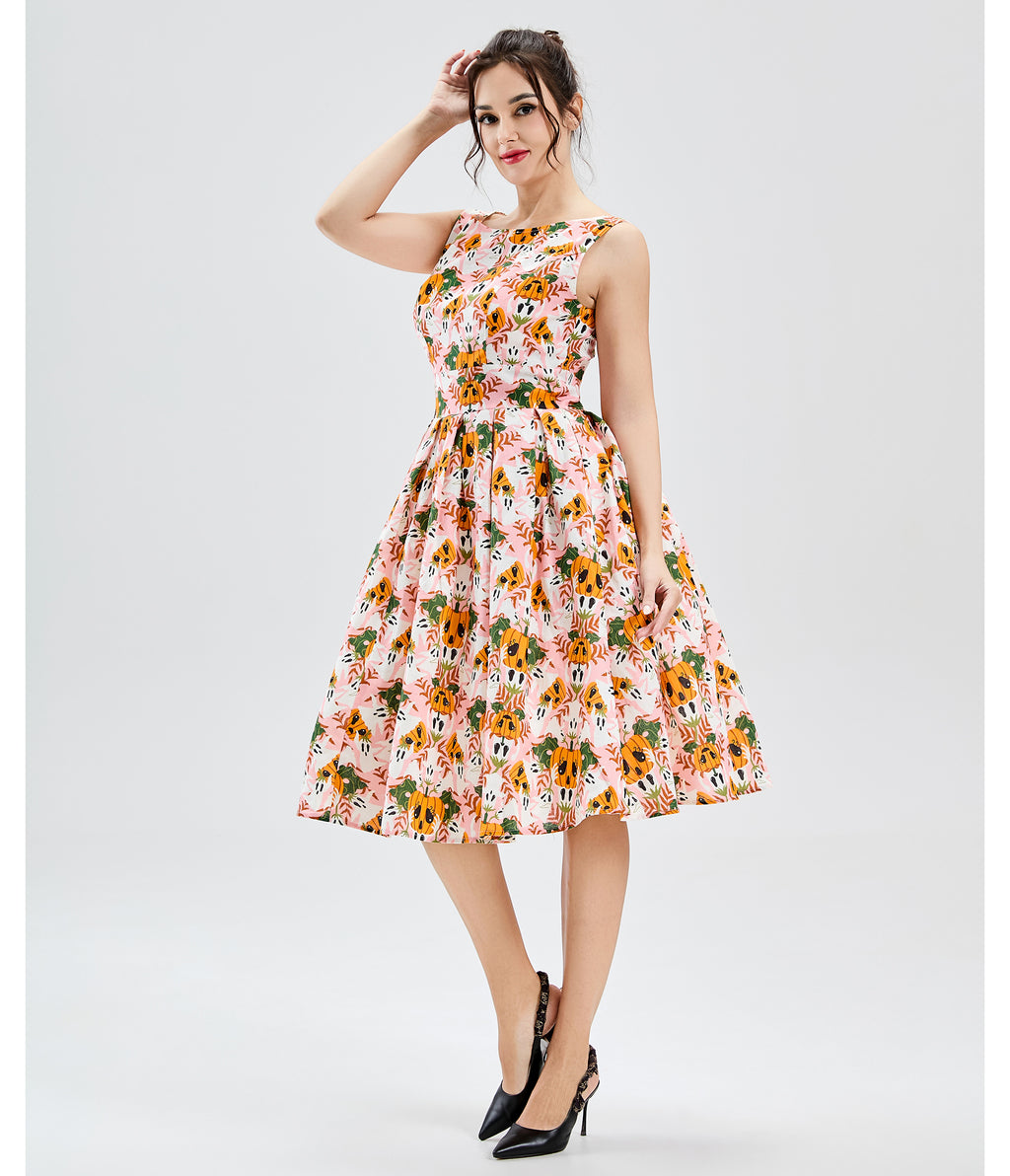 Pink Sweet Little Spooks Lily Swing Dress