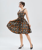 Black The Raccoon Coven Bri Swing Dress
