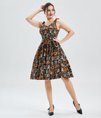 Black The Raccoon Coven Bri Swing Dress