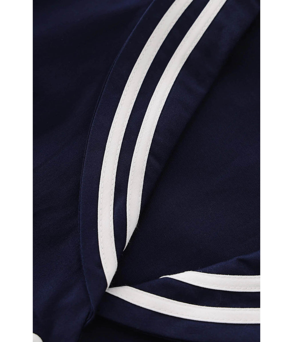 Dolly & Dotty Navy Nautical Mollie Shirt Dress