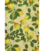 Dolly & Dotty Yellow Polka Dot Lemon Print Flare Dress