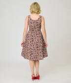 Retrolicious American Flag Cotton Flare Dress