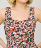 Retrolicious American Flag Cotton Flare Dress
