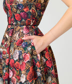 Retrolicious Floral Rabbit Print Elizabeth Dress