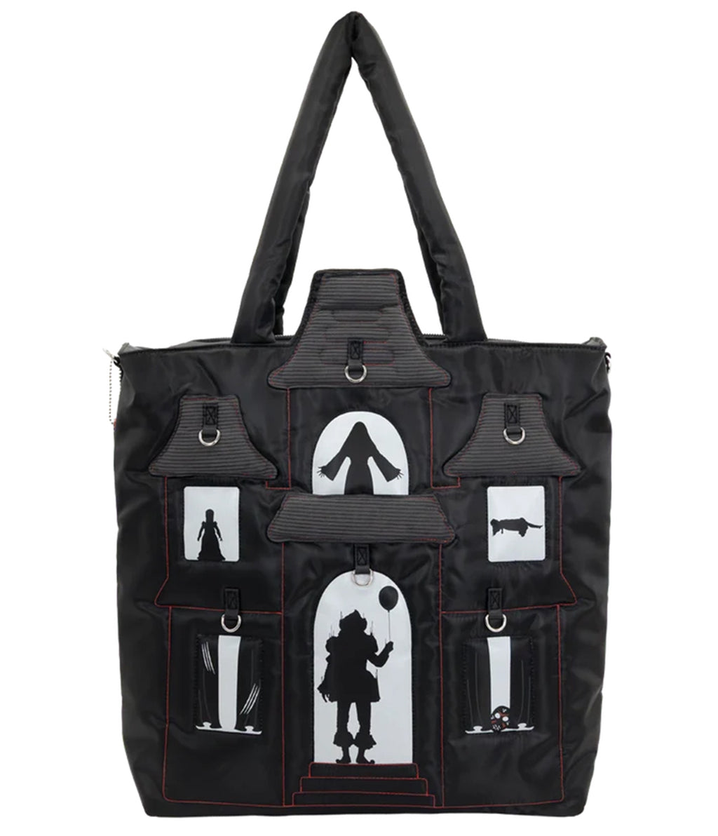 Horror House Glow in the Dark Padded Tote Bag