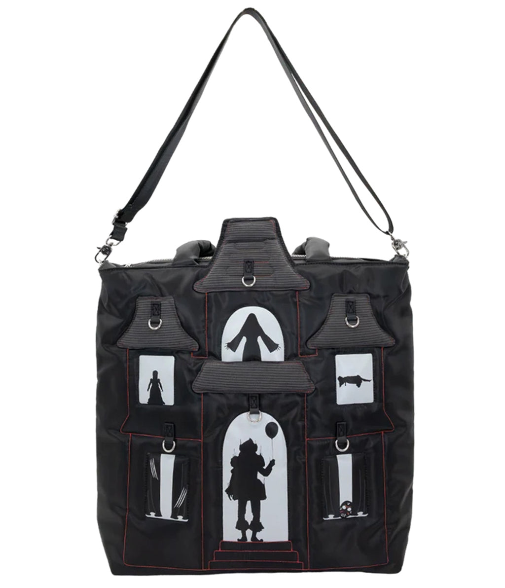 Horror House Glow in the Dark Padded Tote Bag