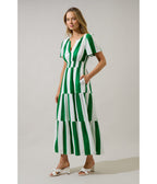 Green Pilmar Stripe Rony Maxi Dress