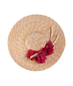 Red Flower Straw Hat