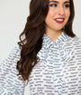Annabelle x Unique Vintage White Miss Me Gwen Blouse