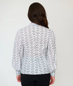 Annabelle x Unique Vintage White Miss Me Gwen Blouse