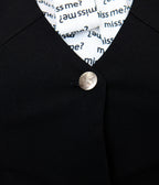 The Conjuring x Unique Vintage Plus Size Black Button Up Vest