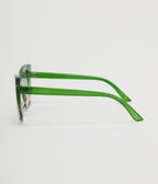 Unique Vintage Green Ombre Cat Eye Sunglasses
