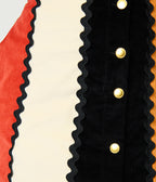 Smak Parlour Plus Size Candy Corn Stripe Corduroy Mini Skirt