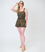 Smak Parlour Black Magic Potions Sweet & Sassy Skirted Cotton Romper