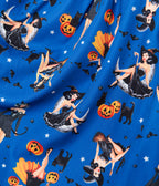Unique Vintage Plus Size Navy Pinup Witch Rachel Swing Dress
