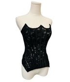 Witchwood Bags Black Lace Corset Top