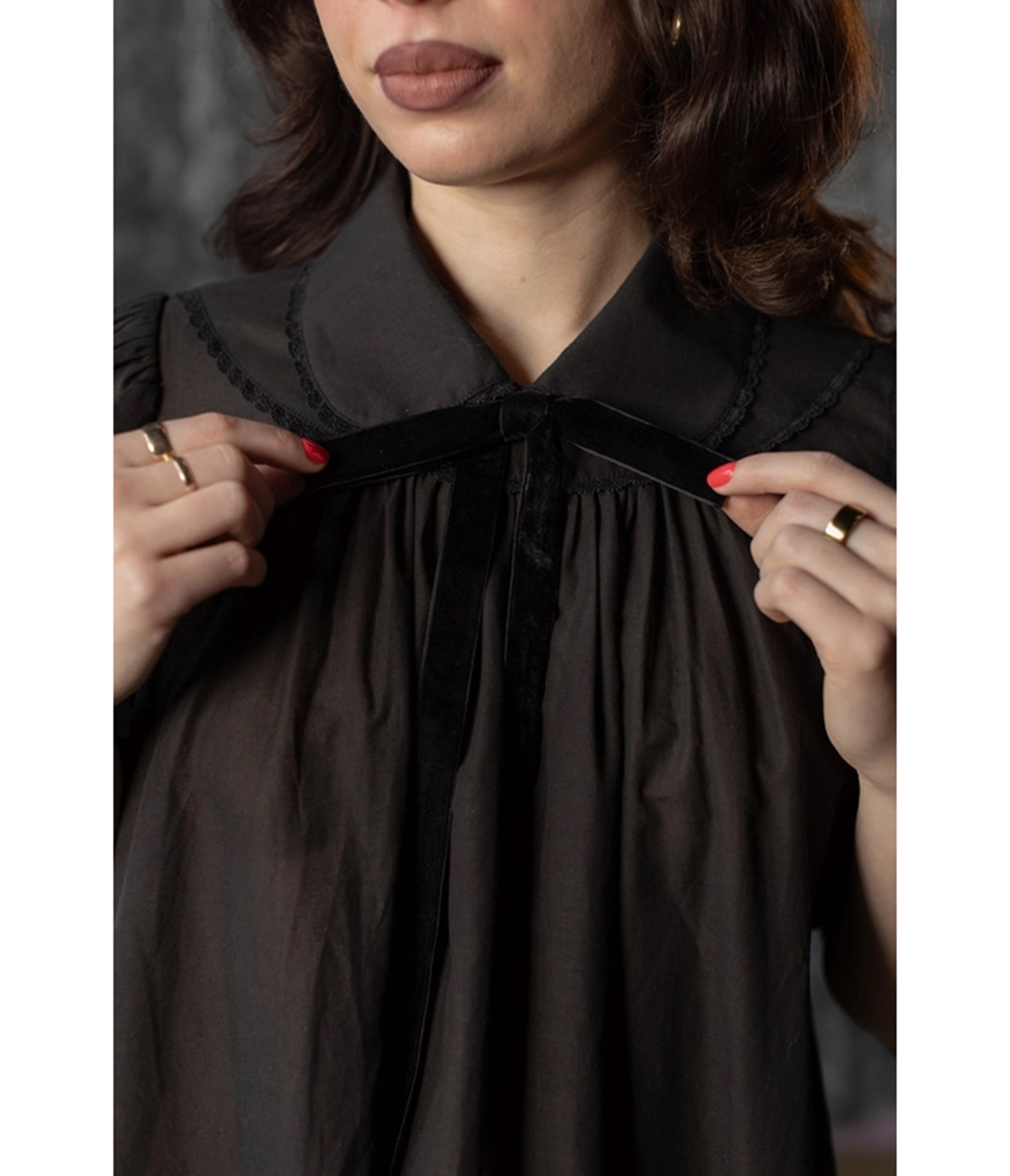 Witchwood Bags Black Sybil Babydoll Dress
