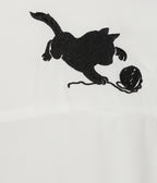 Banned White & Black Cat Sophie Blouse