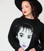 Beetlejuice x Unique Vintage Black Lydia Deetz Long Sleeve Sweater