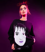 Beetlejuice x Unique Vintage Black Lydia Deetz Long Sleeve Sweater