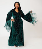 Smak Parlour Plus Size Emerald & Star Print Stevie Maxi Dress