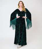 Smak Parlour Emerald & Star Print Stevie Maxi Dress