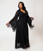 Smak Parlour Plus Size Black Lace Stevie Maxi Dress