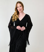 Smak Parlour Black Lace Stevie Maxi Dress