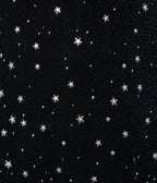 Unique Vintage Black & Star Print Long Sleeve Tara Maxi Dress
