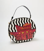 Beetlejuice x Unique Vintage Dantes Inferno Leatherette Circle Bag