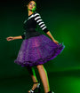 Beetlejuice x Unique Vintage Purple Sandworm Ruffled Petticoat Crinoline