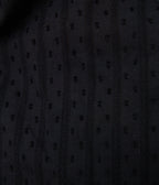 Unique Vintage Plus Size Black Swiss Dot Notched Collar Blouse