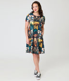 Witchwood Bags Cryptid Print Dress
