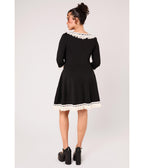 Hell Bunny Black Lace Trim Moira Dress