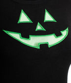 Hell Bunny Black & Green Jack-O-Lantern Top
