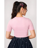 Hell Bunny Pink Snow Bear Top