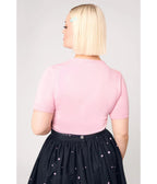 Hell Bunny Pink Snow Bear Top