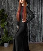 Witchwood Bags Black Open Back Helena Maxi Dress
